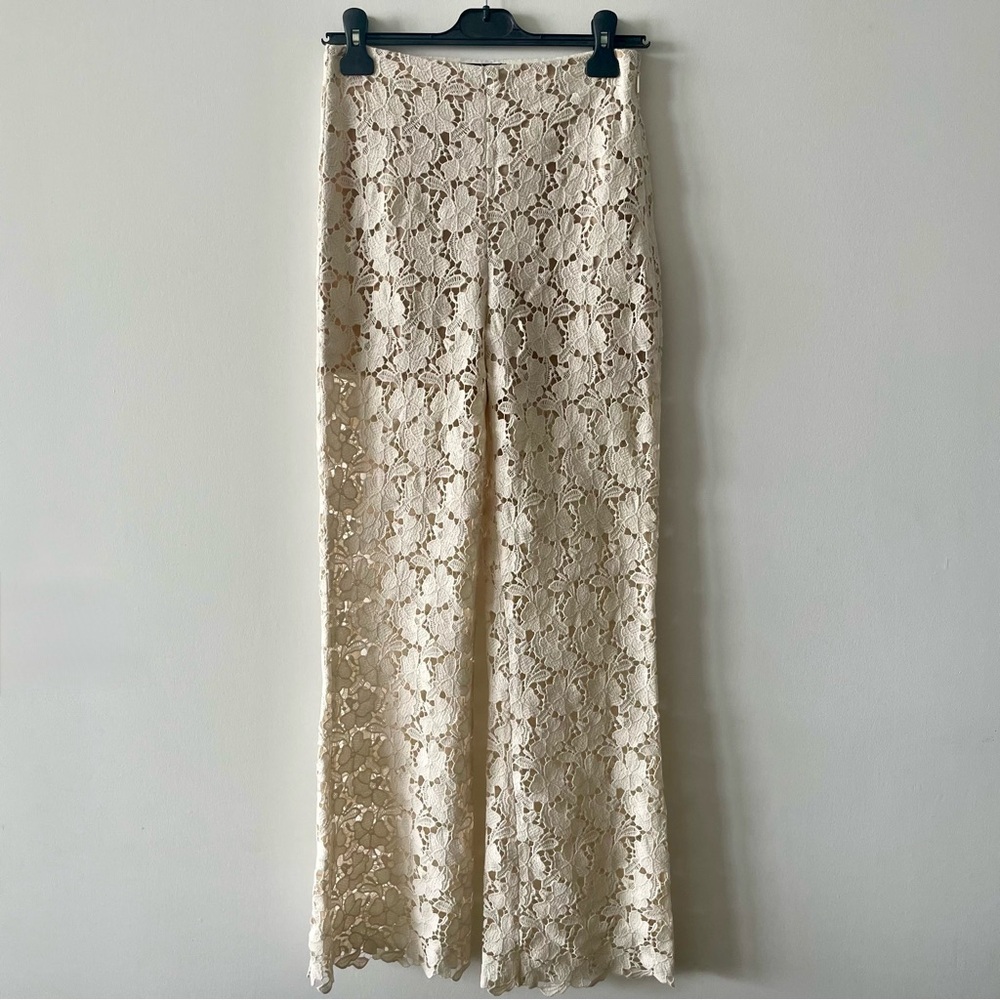 Marciano by GUESS Cream Lace Pants